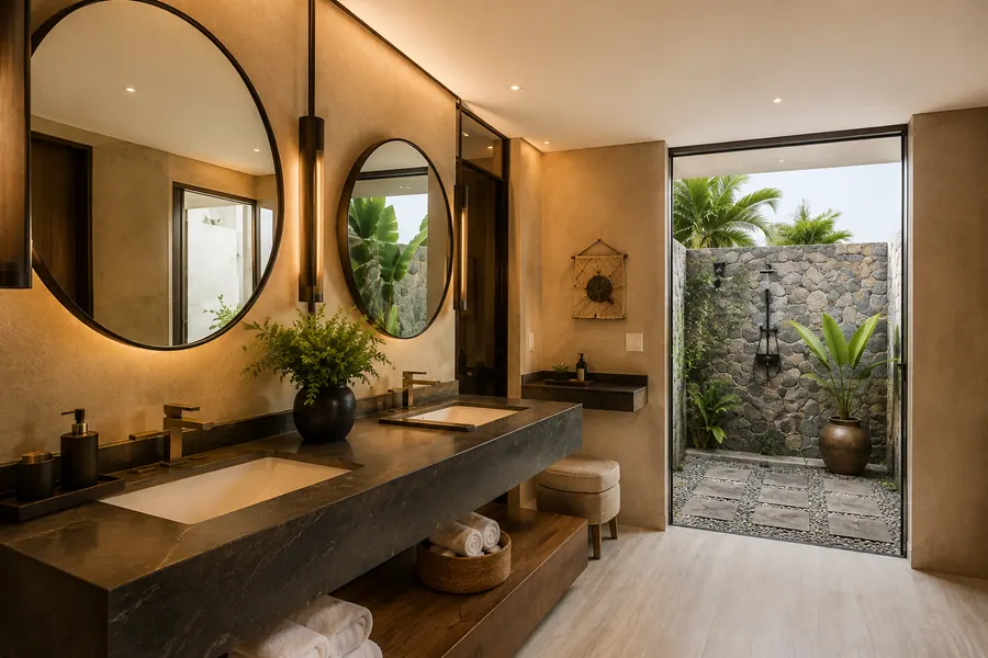The Pool Suite bathroom